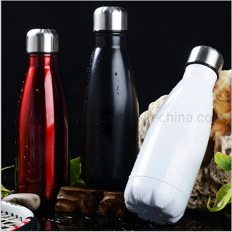 Double Wall Insulated Water Bottle Stainless Steel Vacuum Thermos Flask