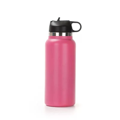 32oz Double Stainless Steel Space Pot Spray Gradient Color Vacuum Insulated Water Bottle Thermoses Flask 304 Thermoses Cup