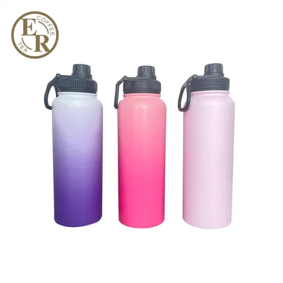 Double Wall Stainless Steel Sports Bottles Vacuum Flask with Lid